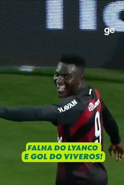 Até sem querer, Viveros marca gol e coloca Athletico-PR na frente novamente