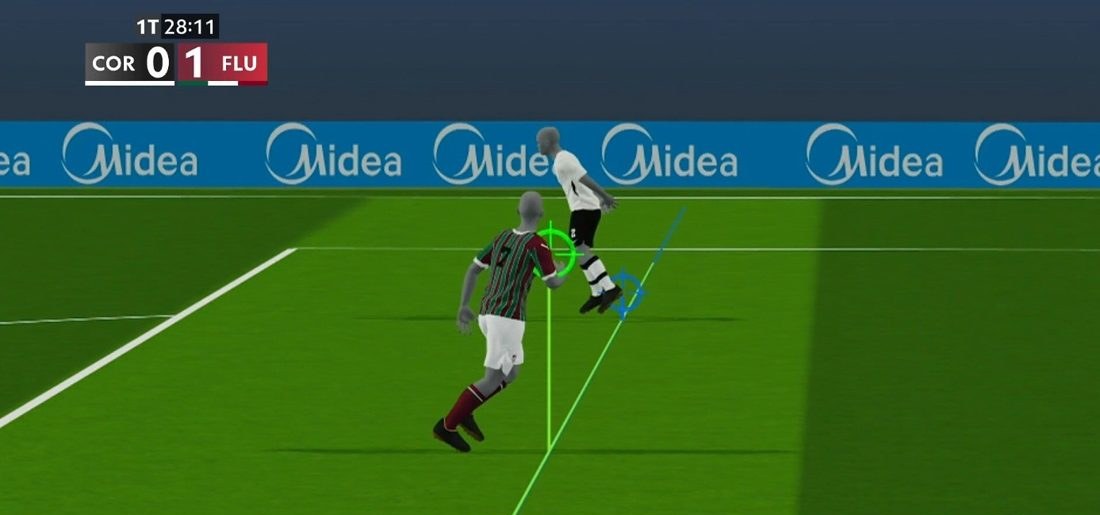Corinthians x Fluminense: gol de Hulk é validado por impedimento semiautomático; veja