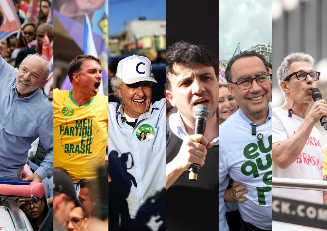 Pesquisa Quaest mostra Lula na liderança com 39% e Flávio com 34% nas intenções de voto para a presidência