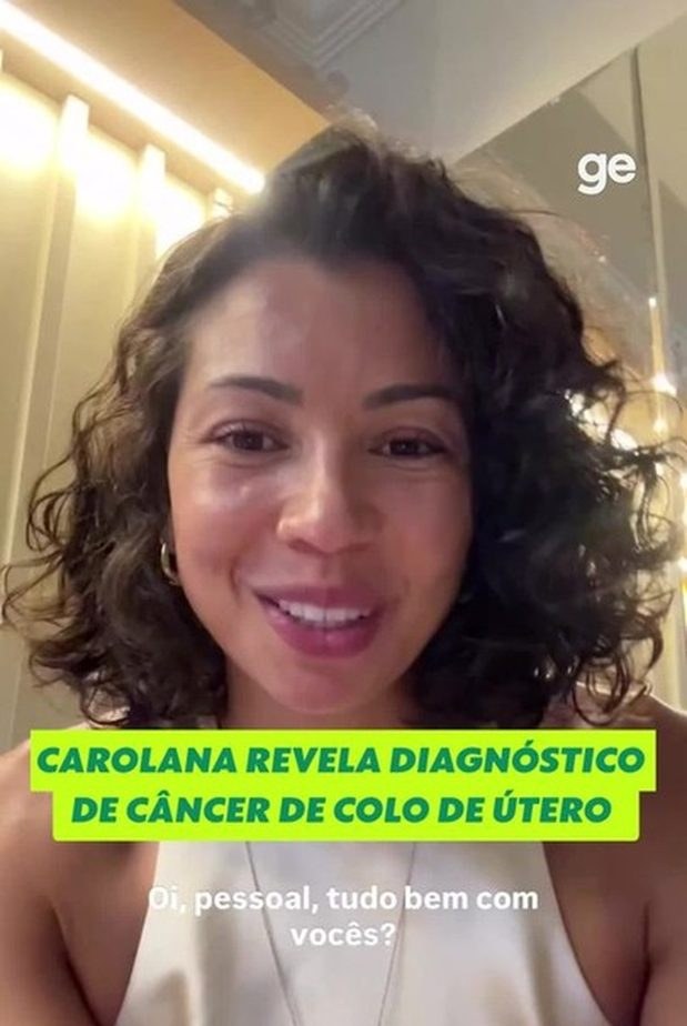 Carolana anuncia estar fora de perigo após duas cirurgias para tratar câncer de colo de útero e projeta volta ao vôlei