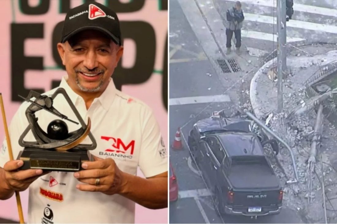 Influenciador Baianinho de Mauá se lesiona em colisão na Avenida Presidente Tancredo Neves, em São Paulo