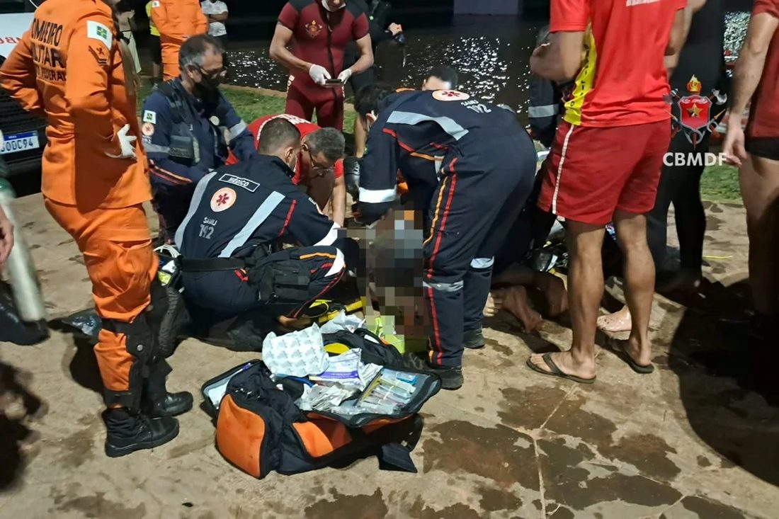 Jovem de 20 anos morre afogado no Lago Paranoá, próximo à Ponte JK, em Brasília