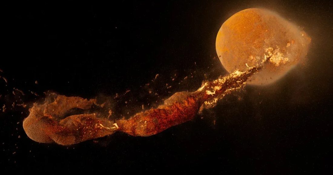 Nuvem gigante de 1800 km surge e desaparece diariamente na região de Arsia Mons, em Marte