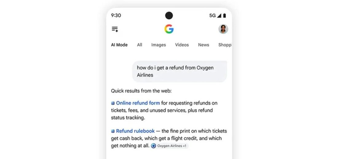 Google muda busca com IA e facilita acesso aos links de fontes originais