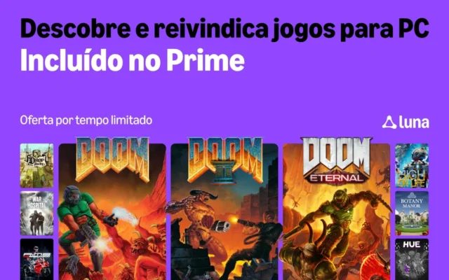 Amazon Luna (Prime Gaming) de setembro oferece 11 jogos gratuitos para assinantes Prime