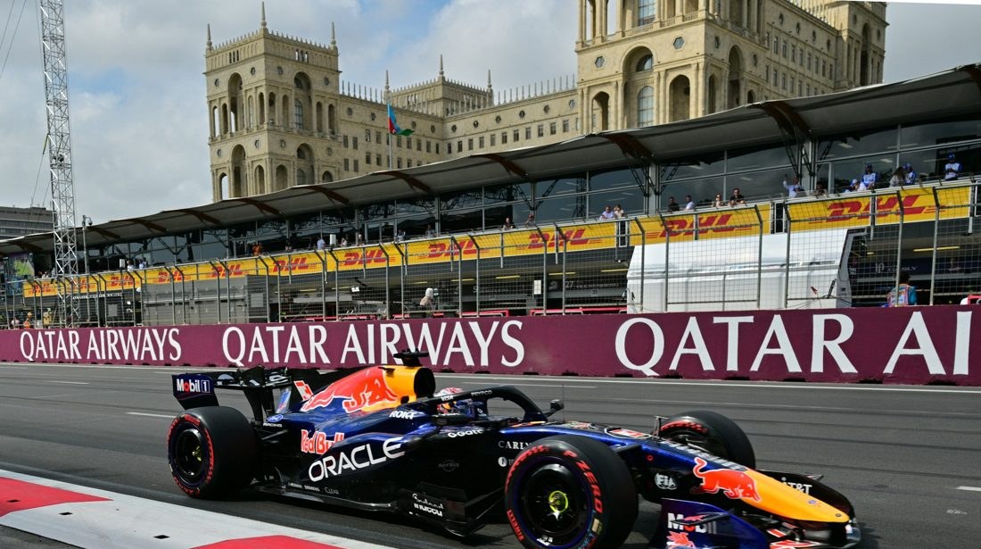GP do Azerbaijão: Verstappen lidera terceiro treino livre enquanto Bortoleto fecha 13º