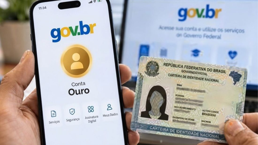 Novo RG permite elevar conta Gov.br ao nível ouro e acessar mais de 5 mil serviços digitais
