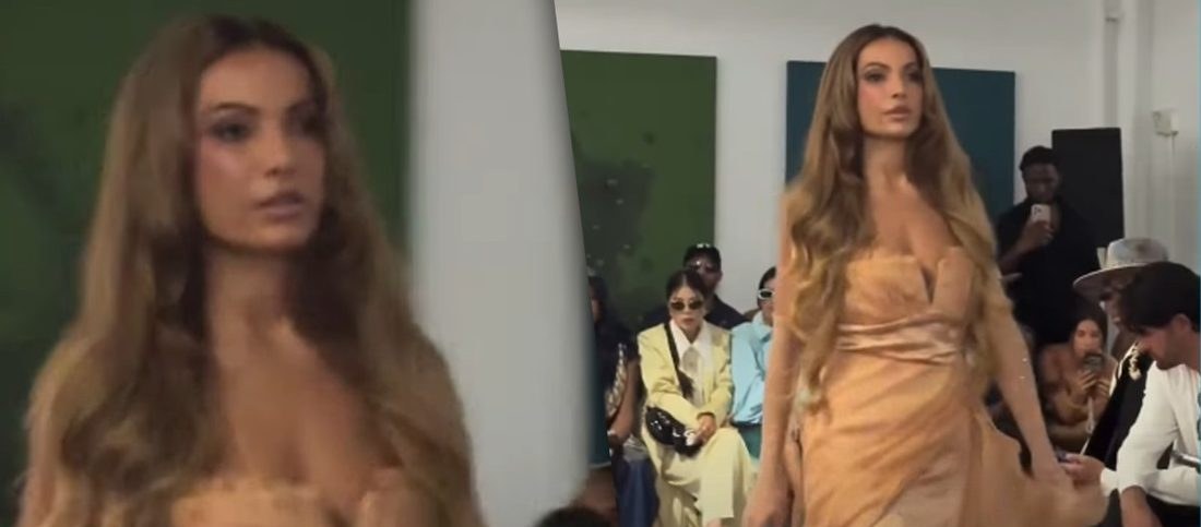 Patrícia Poeta estreia na passarela da New York Fashion Week pela Valerian Hughes Paris e conta detalhes da preparação