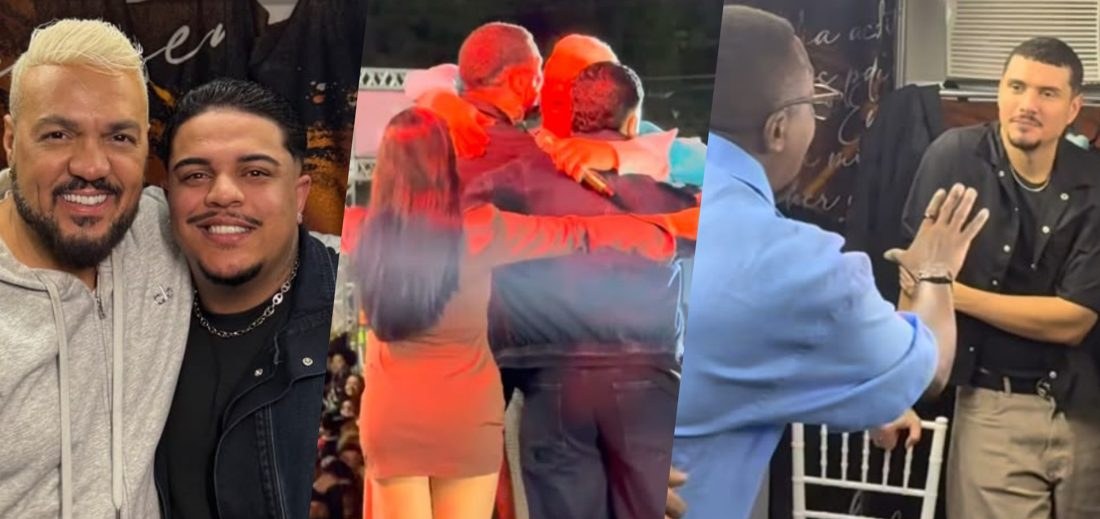 Belo recebe Jefinho e Lukinhas, ex‑Estrelas da Casa, em show em São Gonçalo e celebra com "Meus meninos"