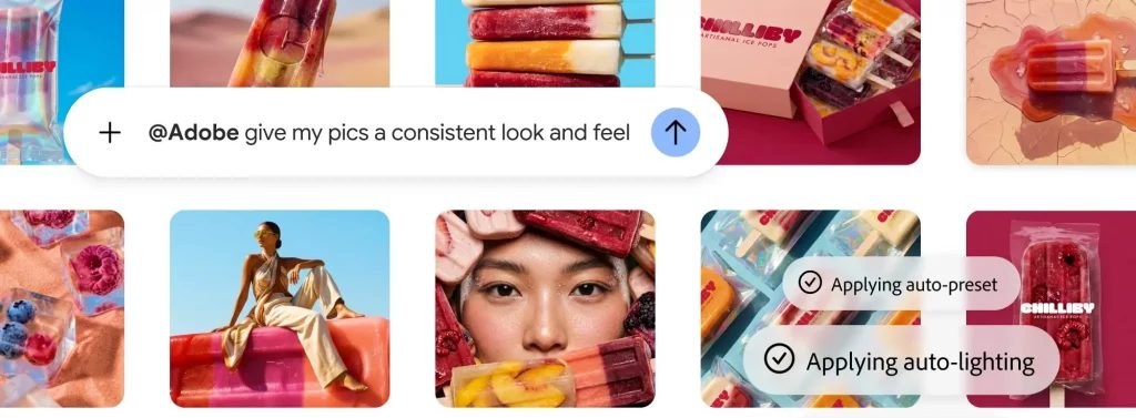 Adobe integra Photoshop, Lightroom, Express e Firefly ao Gemini e adiciona mais de 80 ferramentas ao Claude