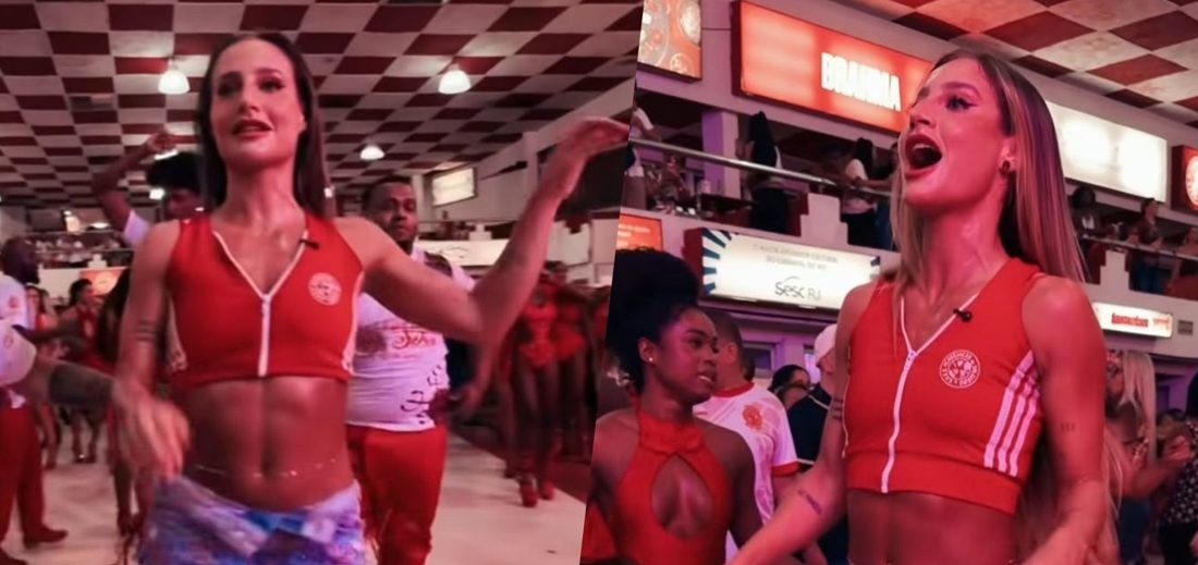 Bruna Griphao arrasa no samba durante ensaio de canto e é aclamada como 'Deusa'