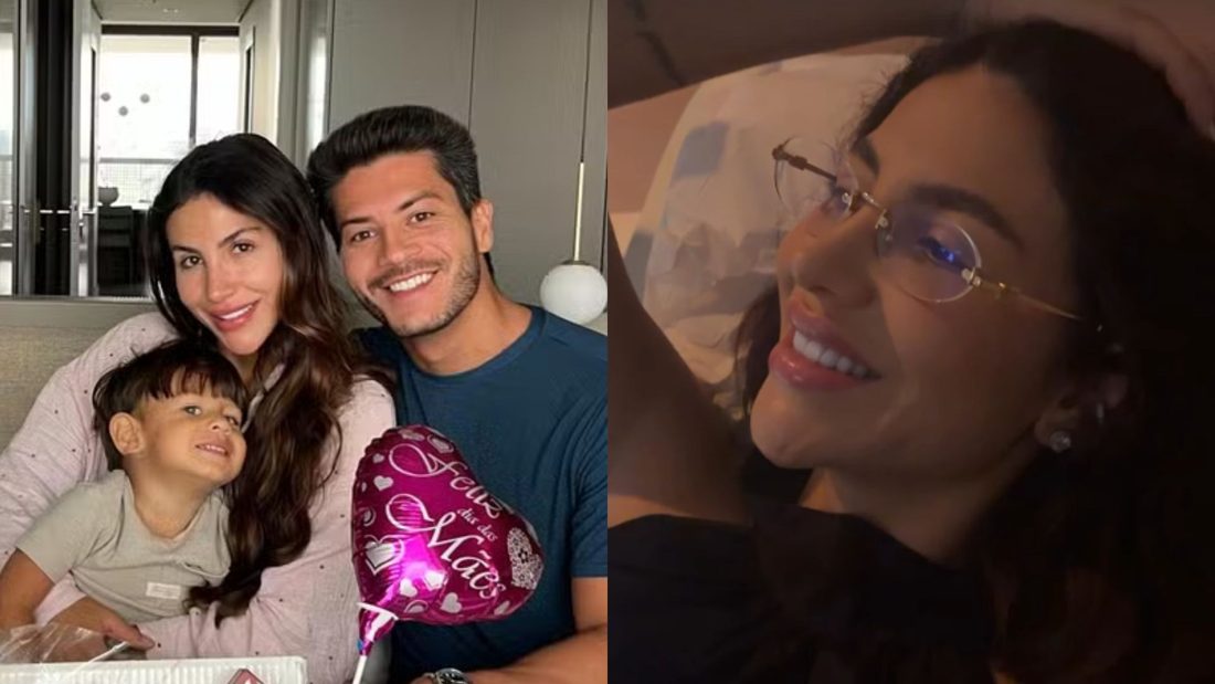 Jheny Santucci e Arthur Aguiar vão ao ultrassom do segundo filho dias após anunciar separação