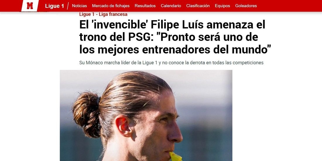Filipe Luís, chamado de “invencível” pela Marca, reforça foco em um jogo de cada vez