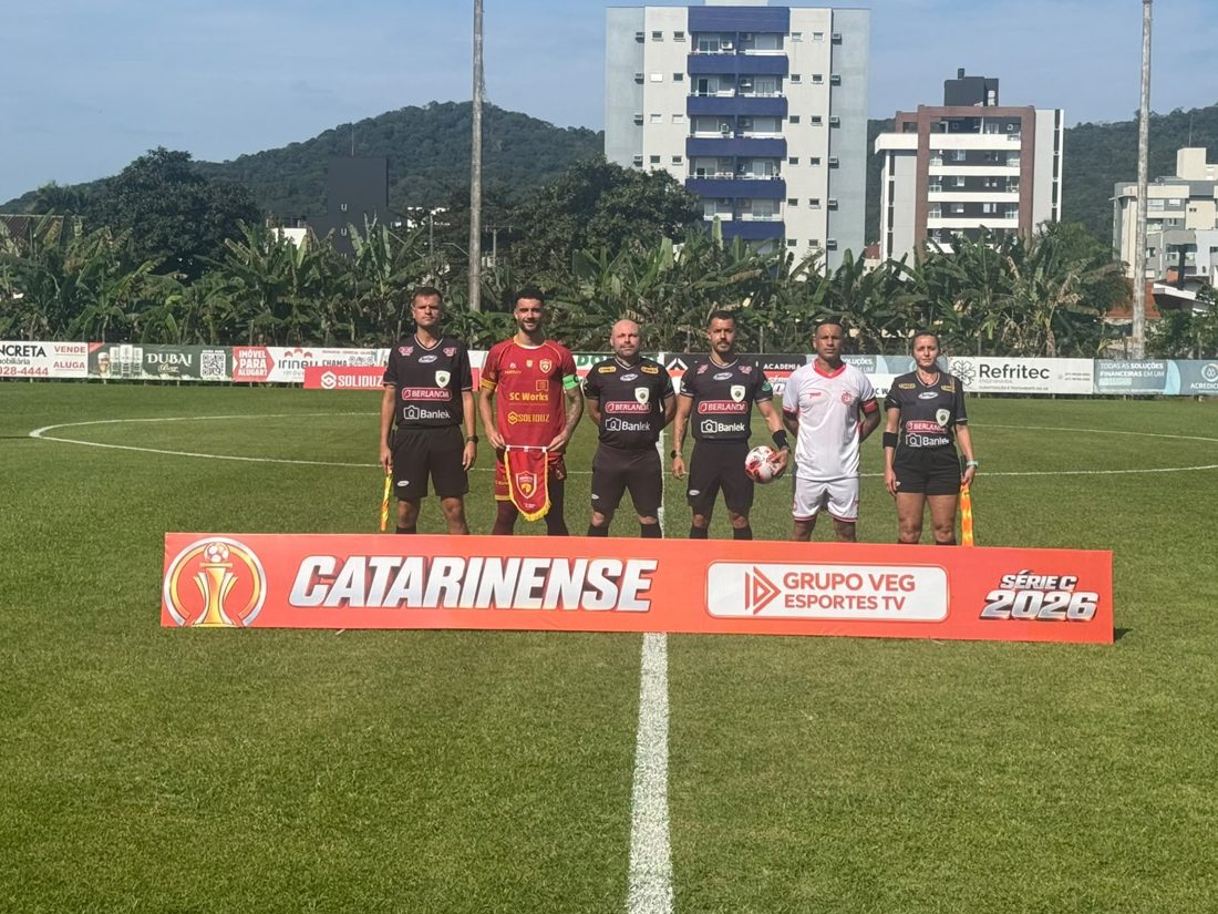 Abertura do Catarinense Série C 2026 tem jogos equilibrados e transmissão total pela VEG Esportes TV