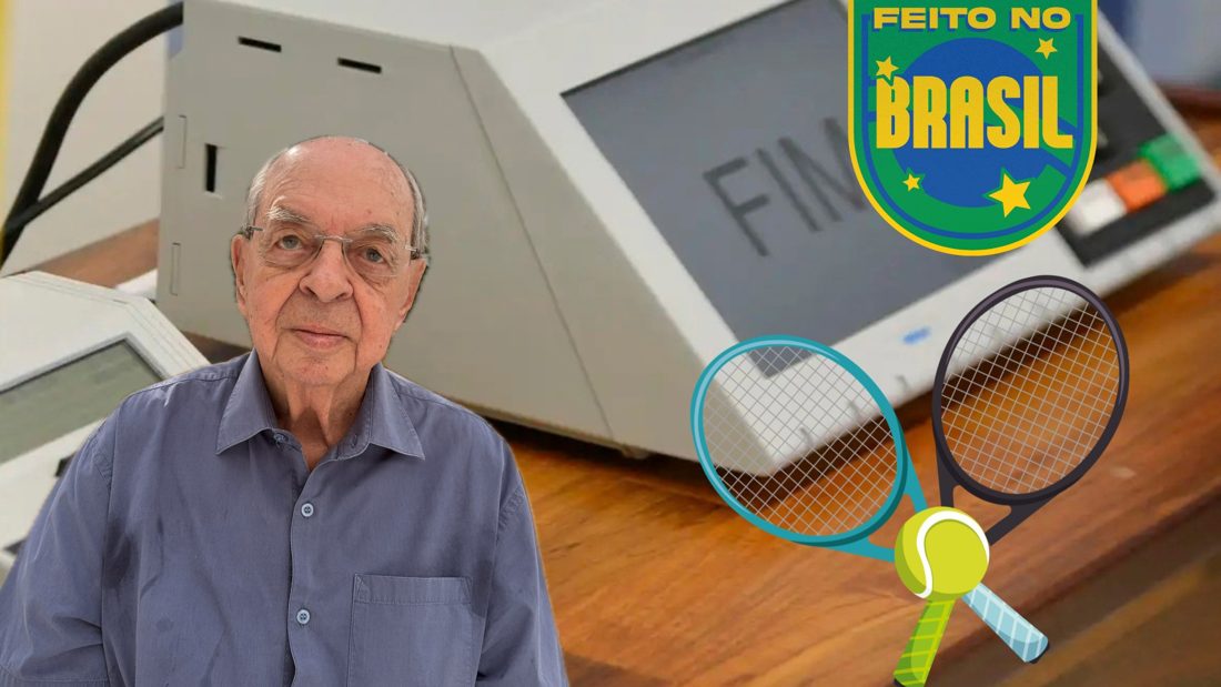 Urna eletrônica, invenção 100% tupiniquim, nasceu durante partida de tênis, revela criador