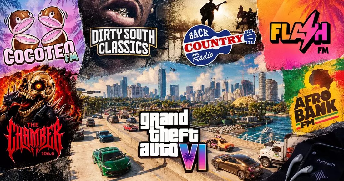 Rockstar revela seis estações de rádio e confirma podcasts em GTA 6