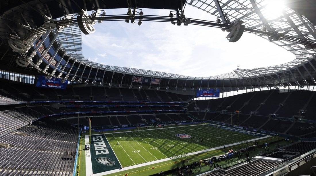 NFL ao vivo: Jacksonville Jaguars x Philadelphia Eagles – Semana 5 no Tottenham Hotspur Stadium