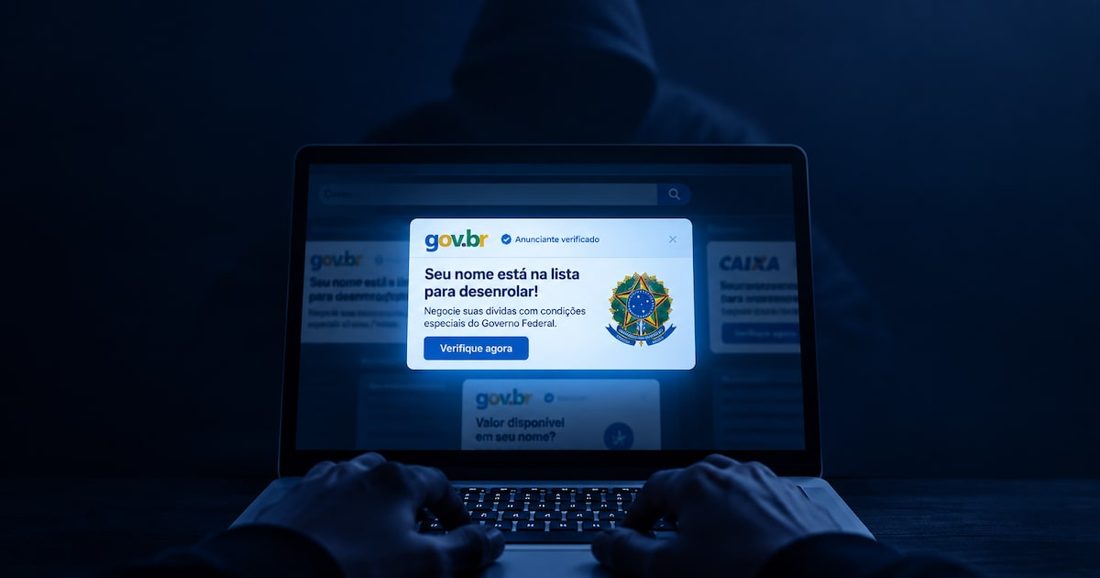 Google veicula anúncios falsos com selo de verificação sobre Desenrola Brasil e Gov.br