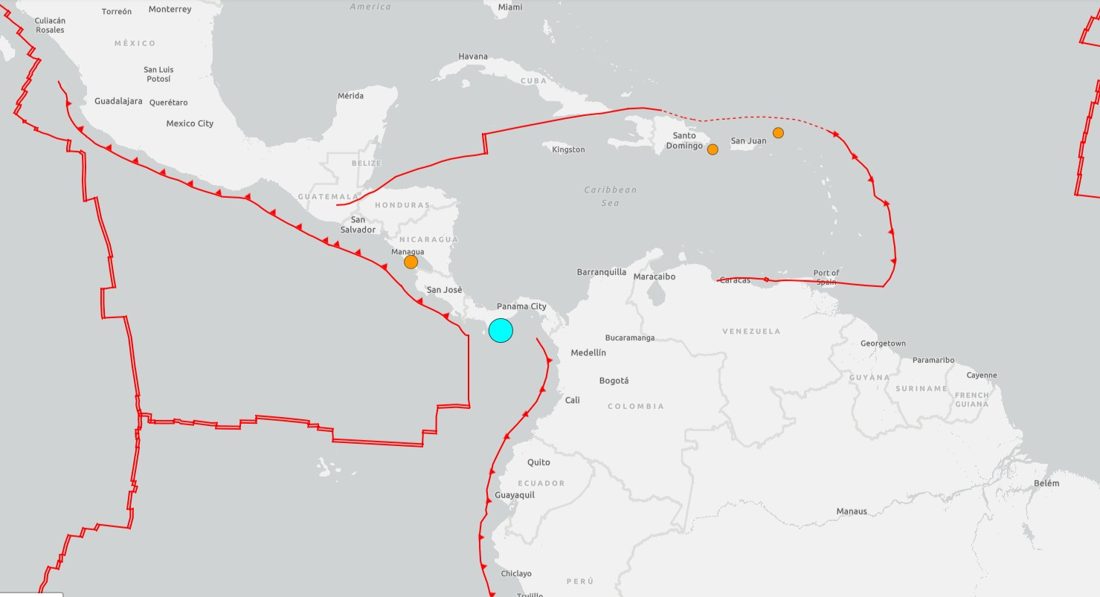 Terremoto de magnitude 7,7 atinge o Panamá e alerta de tsunami é ativado ao longo da costa do Pacífico
