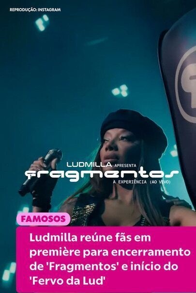 Ludmilla reúne fãs em première para encerrar "Fragmentos" e lançar "Fervo da Lud"