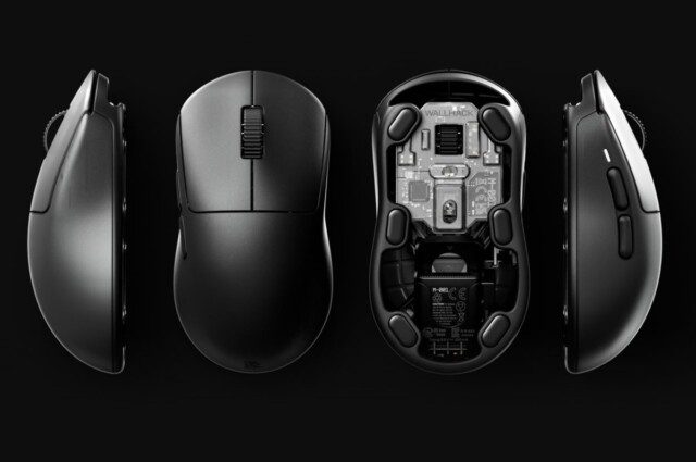 Wallhack lança mouse gamer sem fio M-001 com chassis de magnésio por US$ 189,99