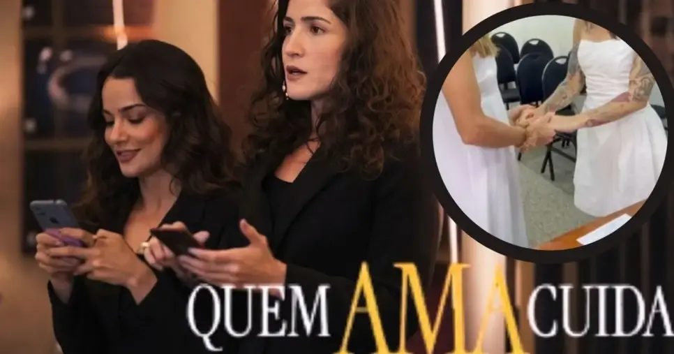 Cecilia Beraba e Joana Braga oficializam casamento em propriedade histórica na Avenida Niemeyer