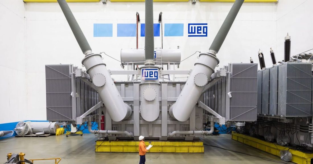 WEG destina R$ 840 milhões à produção de geradores para atender demanda de data centers