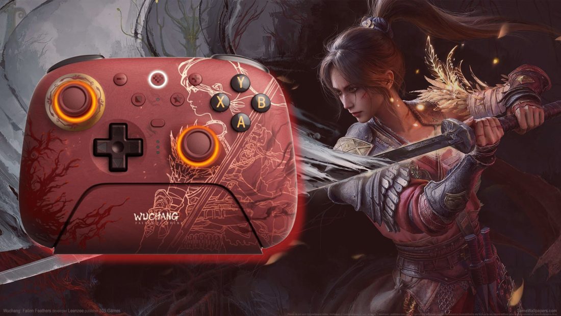 Controle 8BitDo Ultimate 2 edição WUCHANG: Fallen Feathers tem preço reduzido para assinantes Prime