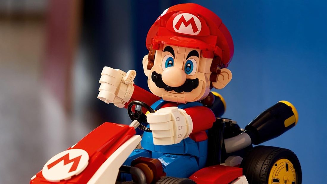 Menor preço do ano: LEGO Super Mario Mario e Kart Padrão (72037) chega a R$ 940,40 na Amazon