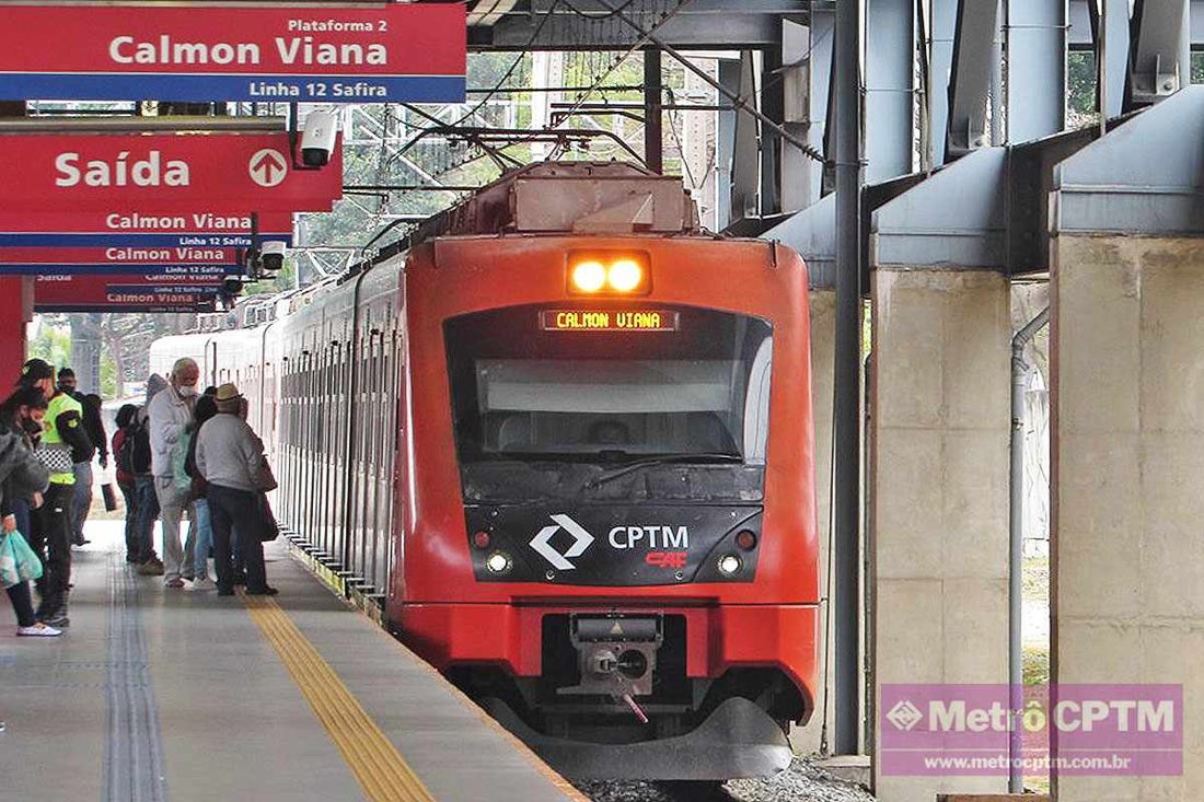 Vandalismo interrompe circulação da Linha 12‑Safira da CPTM entre São Miguel e Comendador Ermelino