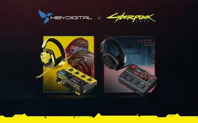 HiBy Digital lança headset e placa de som inspirados em Cyberpunk 2077