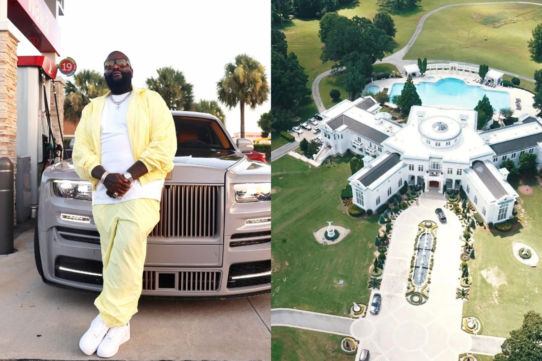 Rick Ross mantém mansão com 109 cômodos e fazenda de mais de 95 hectares na Geórgia