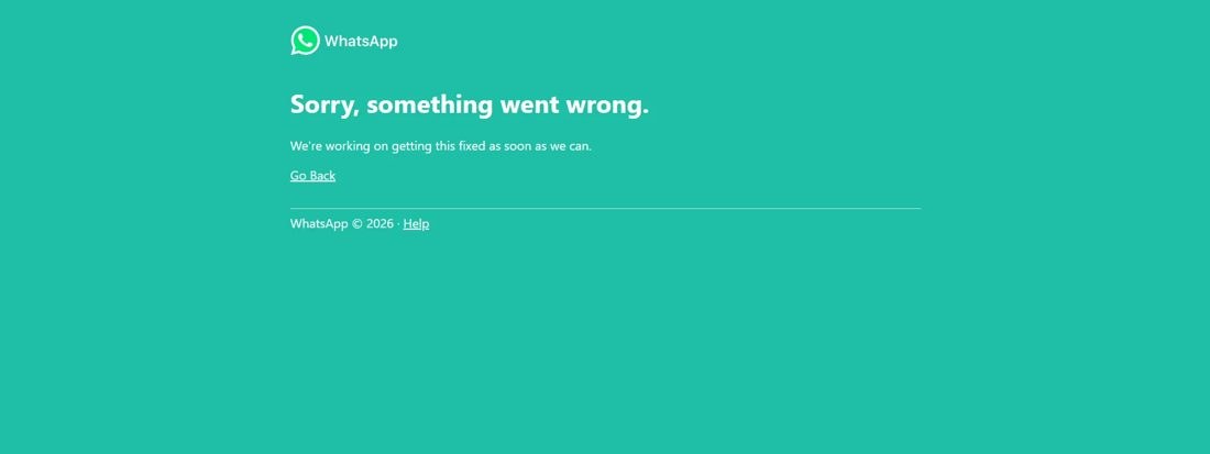 WhatsApp apresenta instabilidade na versão web nesta sexta (09)