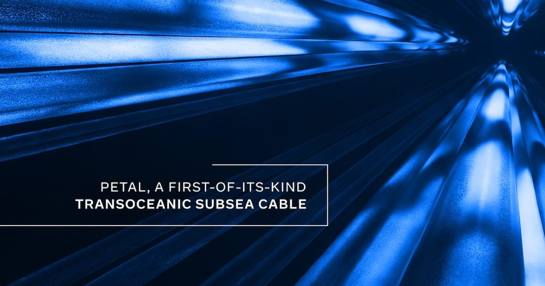 Meta lança cabo submarino “Petal” com capacidade de 1 petabit por segundo