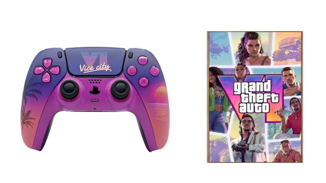 AliExpress oferece pôster, carcaça para DualSense, chaveiro e mousepad de GTA 6 a preços acessíveis
