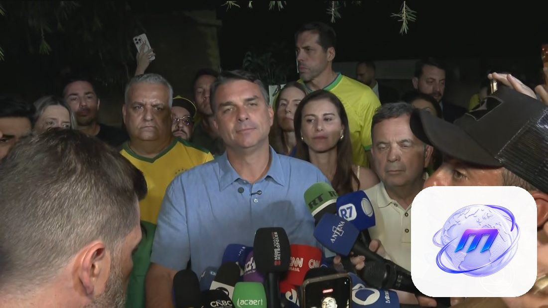 Vídeo manipulado com IA mostra Flávio Bolsonaro prometendo corte de 13º salário e aposentadorias