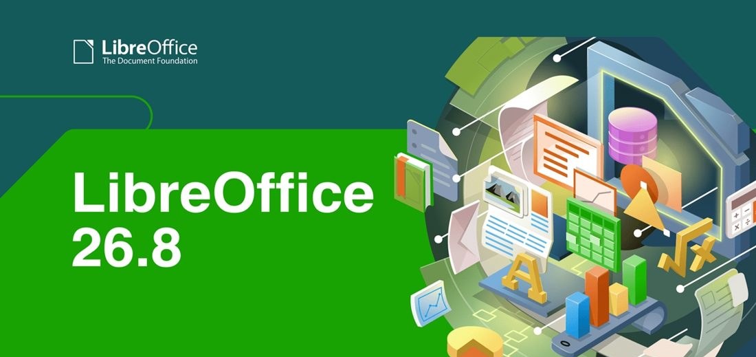 LibreOffice 26.8 preserva gráficos do Office, porém não os exibe