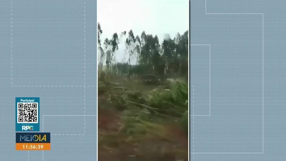 Aplicativo Você na RPC recebe imagens de tempestade com granizo no Oeste e Sudoeste do Paraná