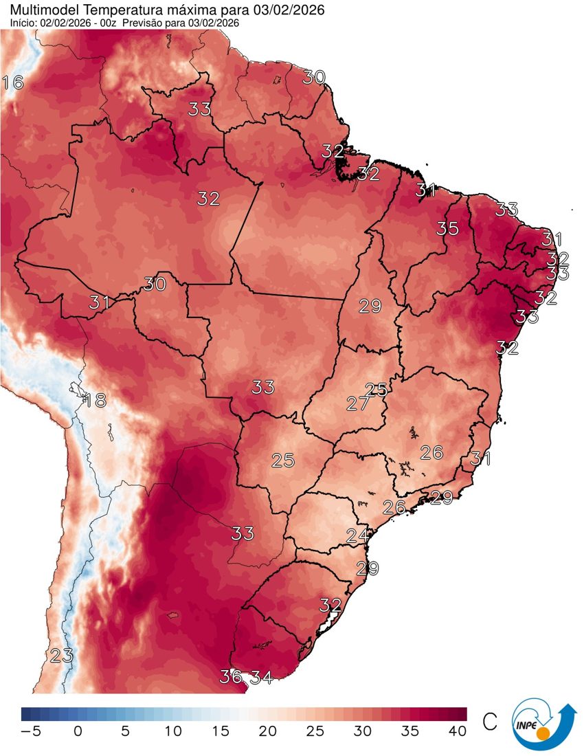 Inmet emite alerta vermelho de grande perigo por onda de calor que afetará oito estados do Centro‑Sul