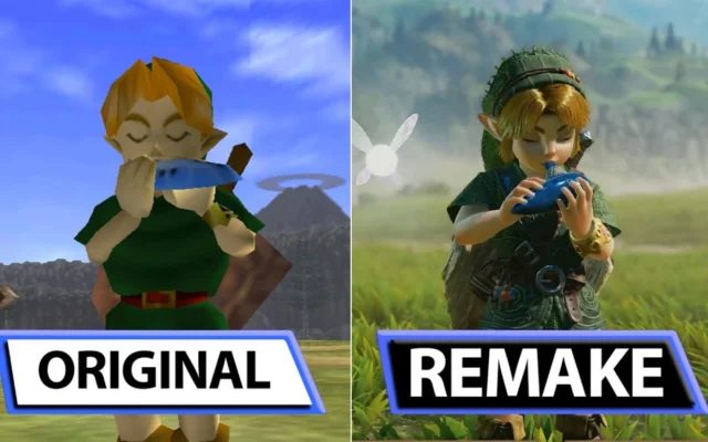 The Legend of Zelda: Ocarina of Time recebe primeira gameplay e comparativo com o original