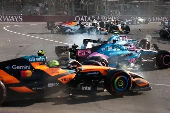 Norris exige punição rigorosa para Colapinto após acidente no GP do Azerbaijão