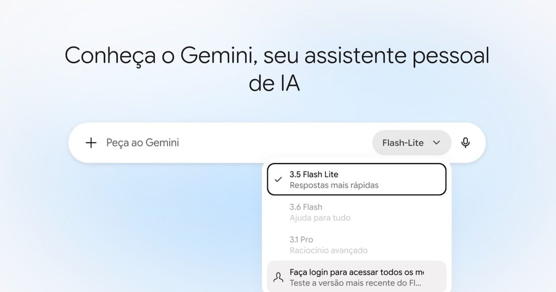 Google limita modelos Gemini para usuários gratuitos e altera benefícios do AI Plus