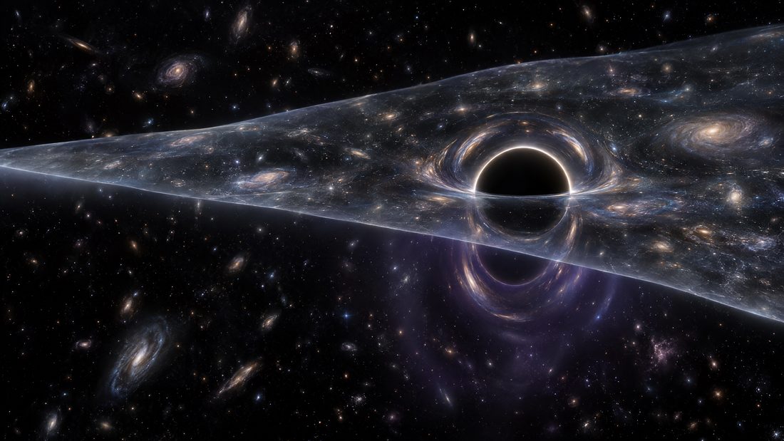 Estudo indica que todo buraco negro primordial seria um objeto de cinco dimensões