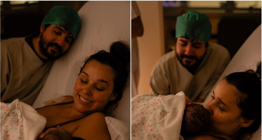 Thati Lopes e George Sauma celebram a maternidade e organizam a volta ao trabalho com a bebê Elisa de 5 meses