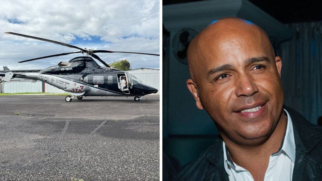 Helicóptero da empresa de Neymar desaparece em Urubici (SC) com cantor Rick da dupla Rick & Renner a bordo