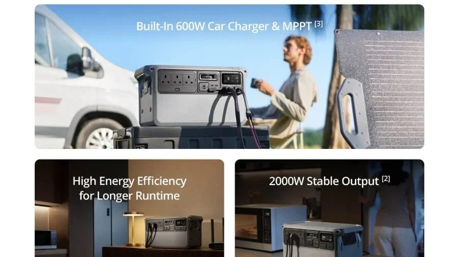 DJI apresenta Power Auro 2000 Elite, a estação de energia portátil de 2 kWh para emergências