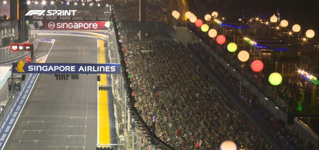 Sprint de classificação no GP de Singapura começa com pista liberada e clima estável